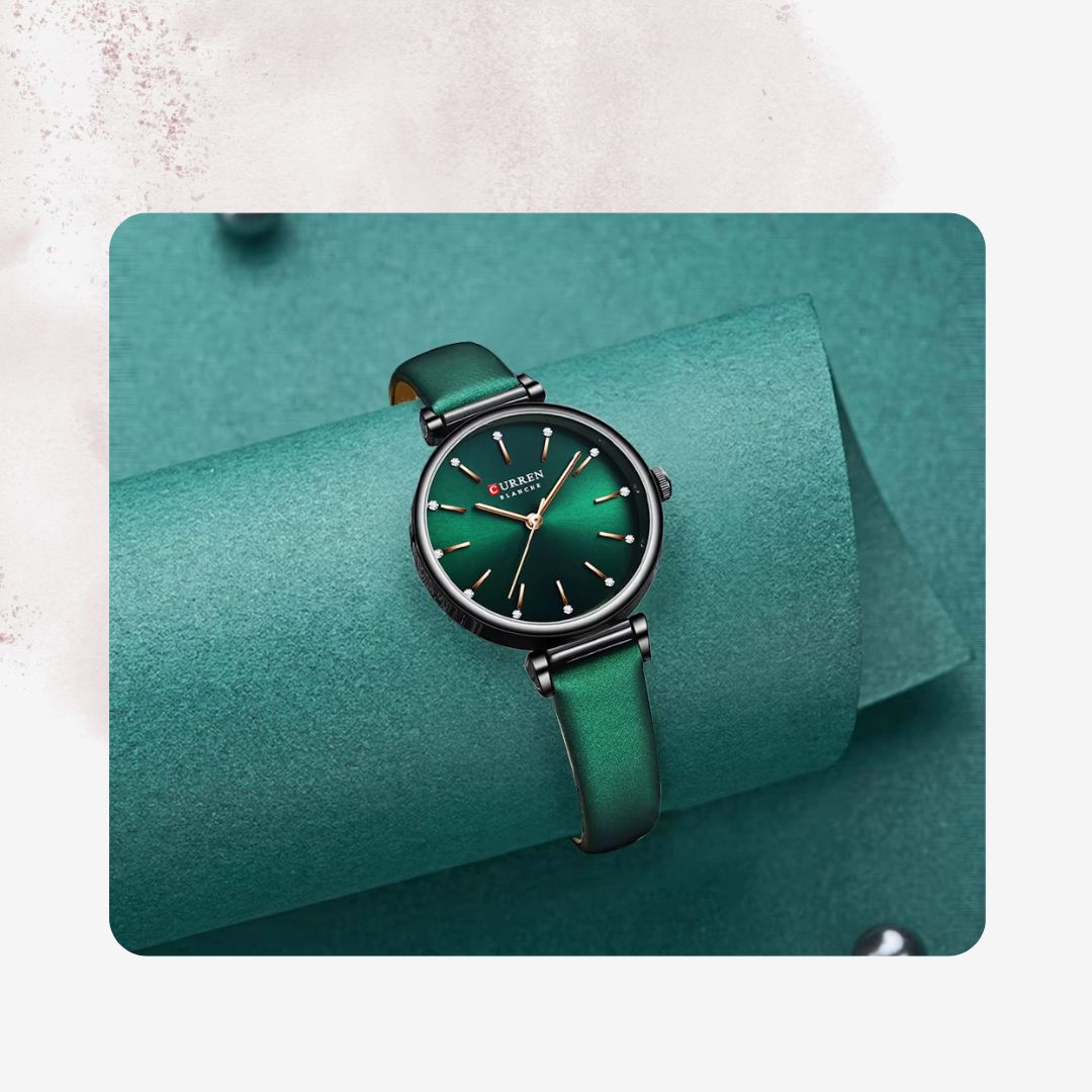 Reloj Curren 9081 Cuero Mujer