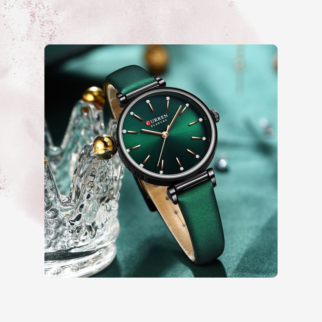 Reloj Curren 9081 Cuero Mujer