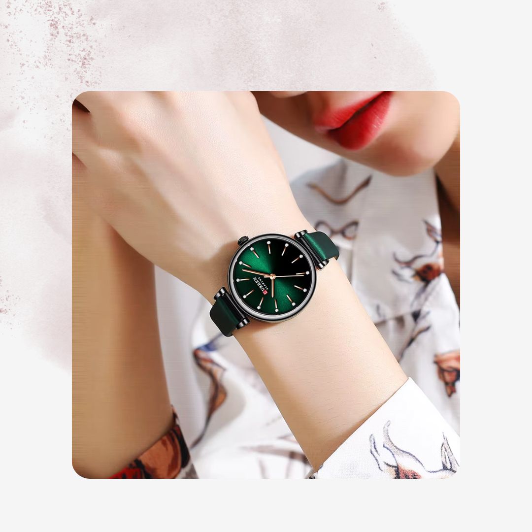 Reloj Curren 9081 Cuero Mujer